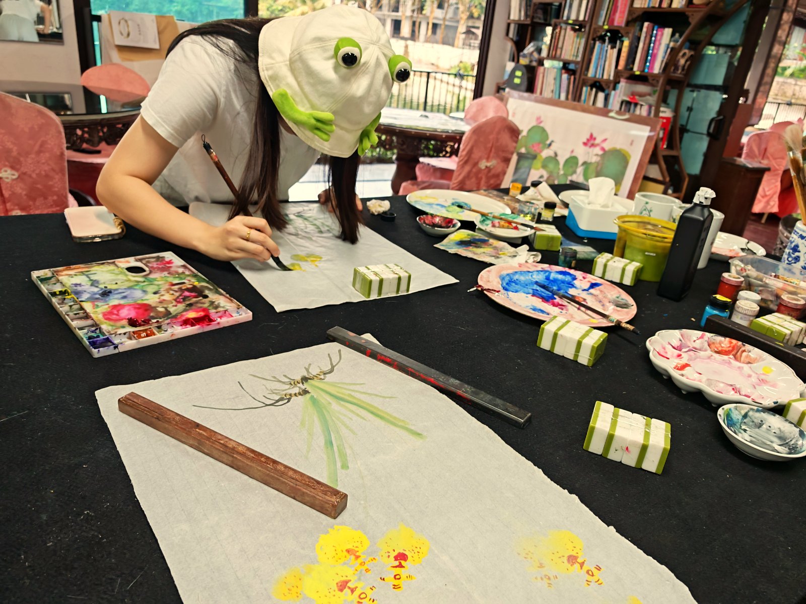 Chinese Ink Painting & Calligraphy Demo